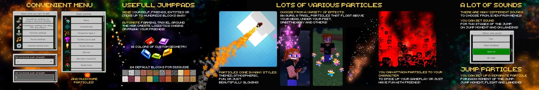 Particles & Jumppads 1.0 Add-On