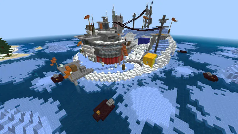 Secret Iceberg Base