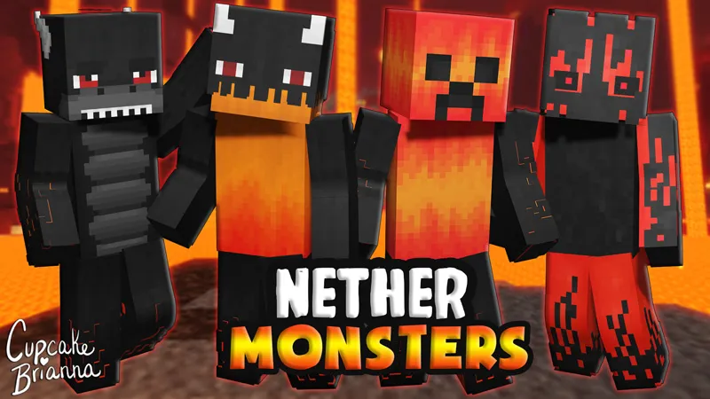 Nether Monsters HD Skin Pack