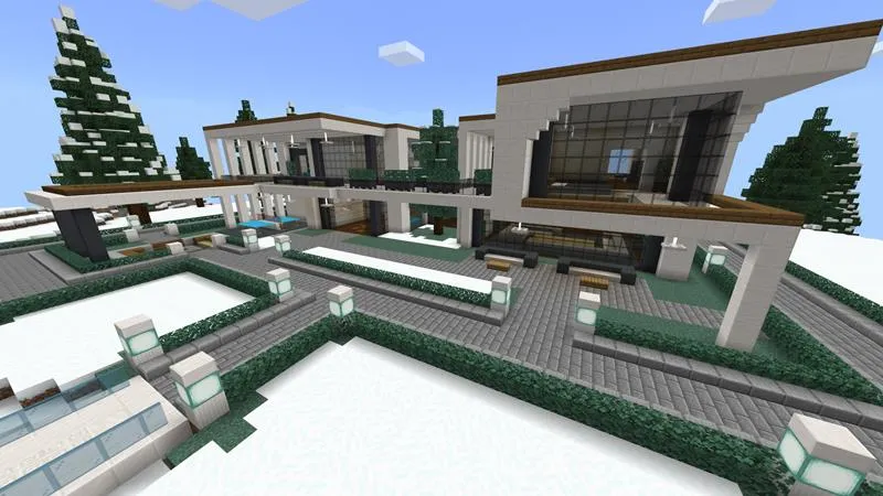 Winter Cliffside Villa