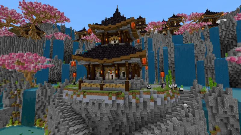 Waterfall Temple