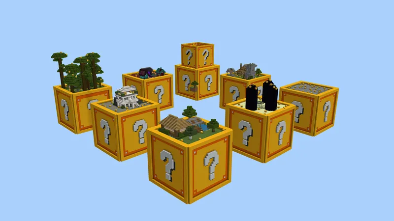 Giant Lucky Block Skyblock