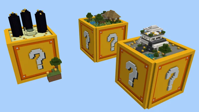 Giant Lucky Block Skyblock