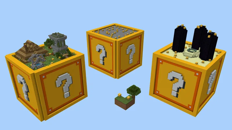 Giant Lucky Block Skyblock