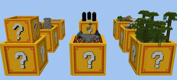 Giant Lucky Block Skyblock