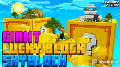 Giant Lucky Block Skyblock