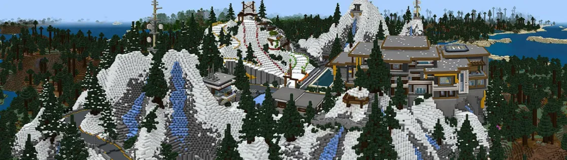 Winter Billionaire Mansion