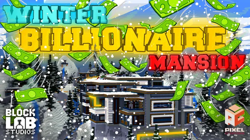Winter Billionaire Mansion