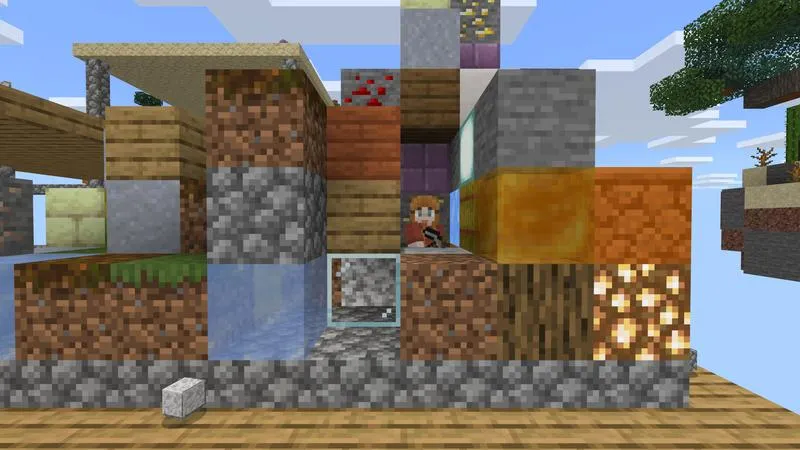 Skyblock Falling Blocks