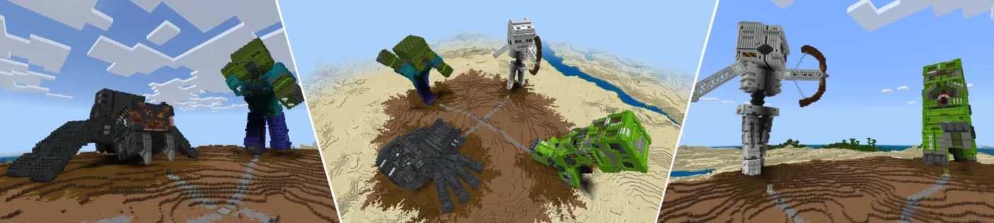 Mecha Mobs Battle Bases