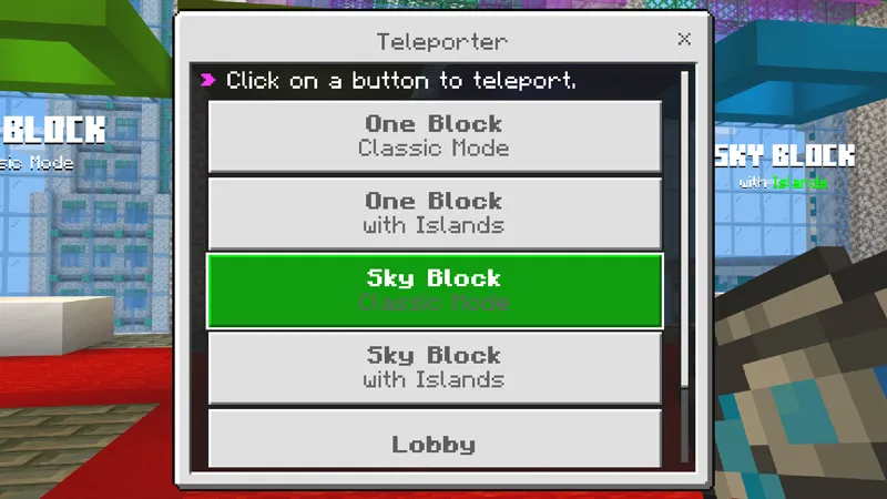 One Block Sky Block