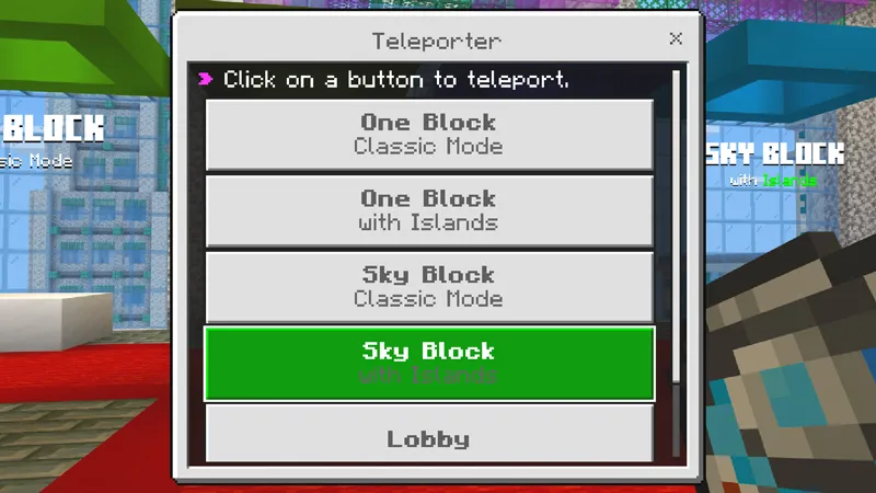 One Block Sky Block