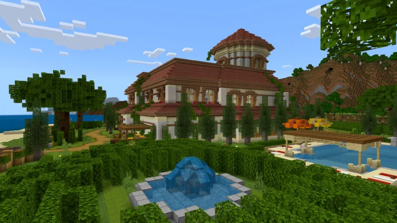 Posh Beach Mansion