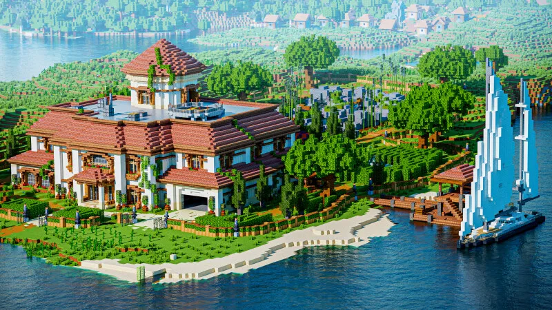 Posh Beach Mansion