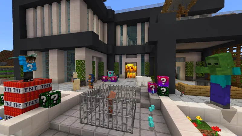 Noob vs Pro Lucky Block