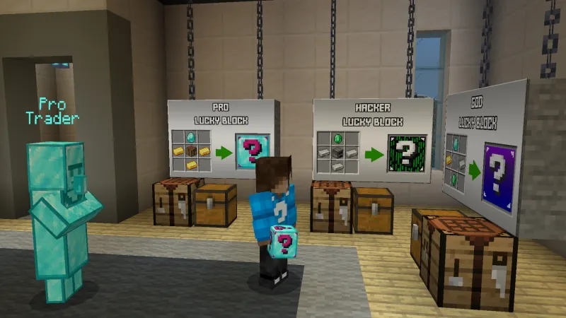 Noob vs Pro Lucky Block