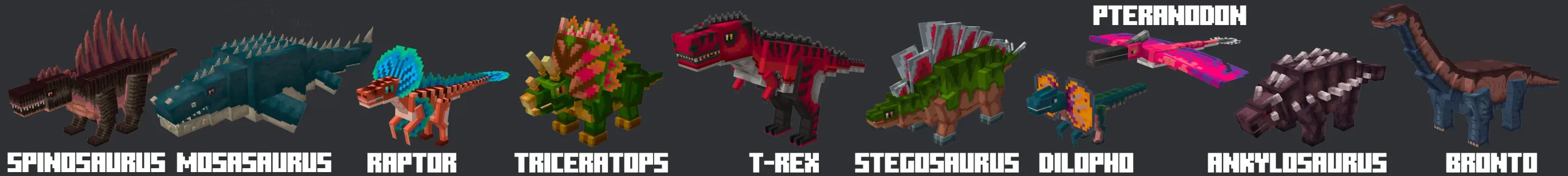 Craftable Dinosaurs