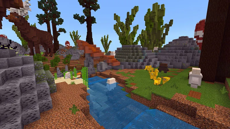 Candyland Lucky Mobs Skyblock