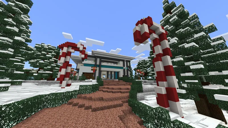 Winter Millionaire Mansion