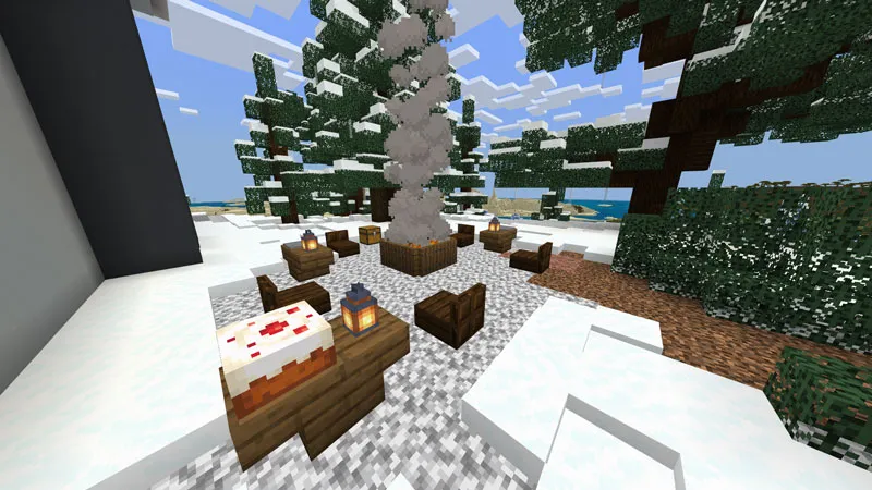 Winter Millionaire Mansion