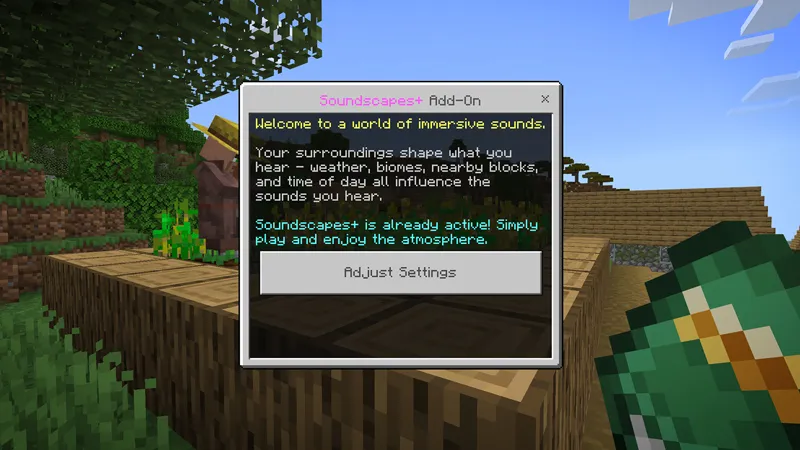 Soundscapes+ Add-On