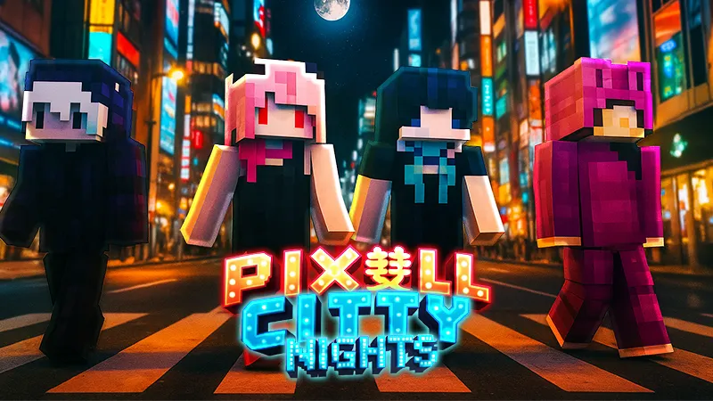 Pixel City Nights