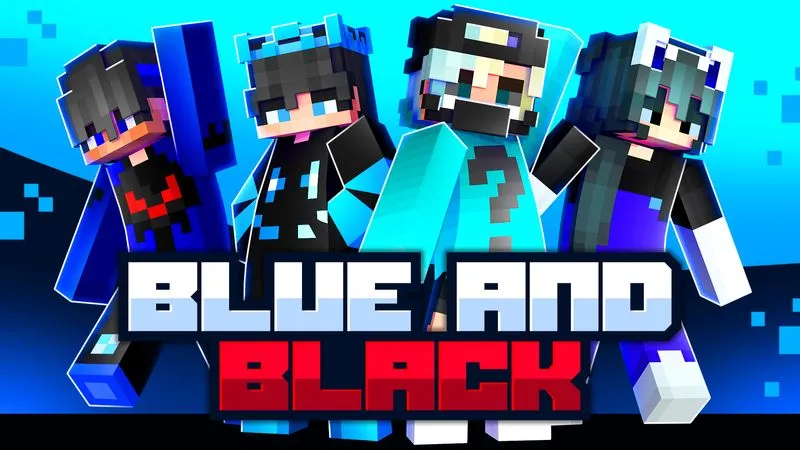 Blue and Black