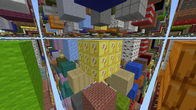 Lucky Blocks Sky Grid