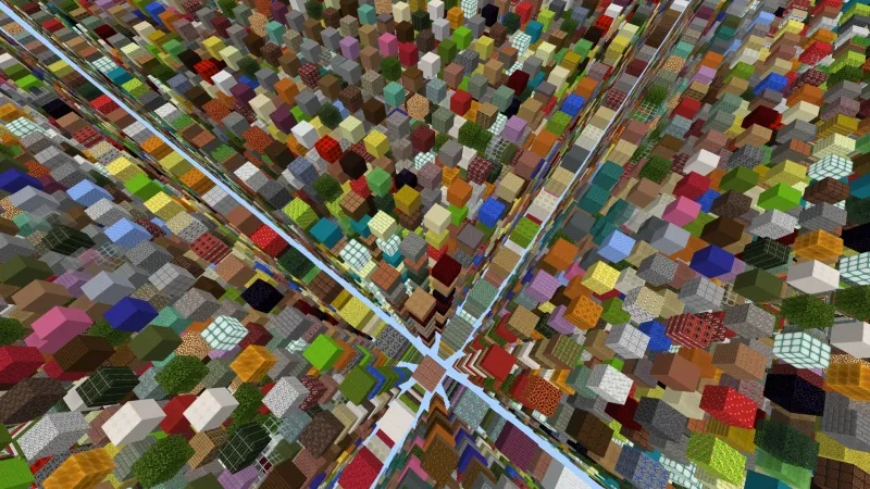 Lucky Blocks Sky Grid