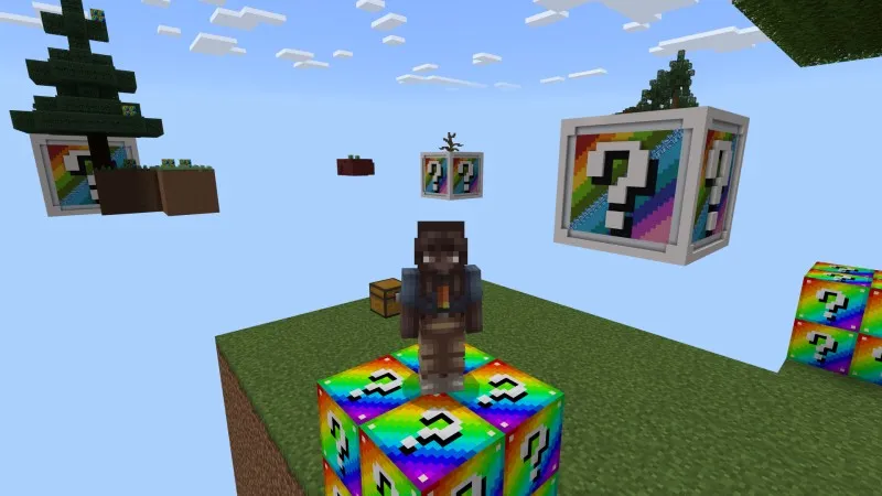 XL Rainbow Block Skyblock