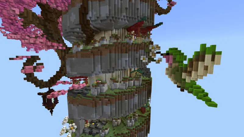 Sakura Parkour Spiral