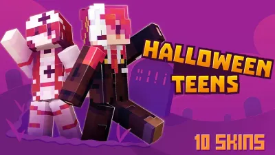 Halloween Teens Skin Pack