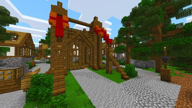 Simple Spawns Mining Village