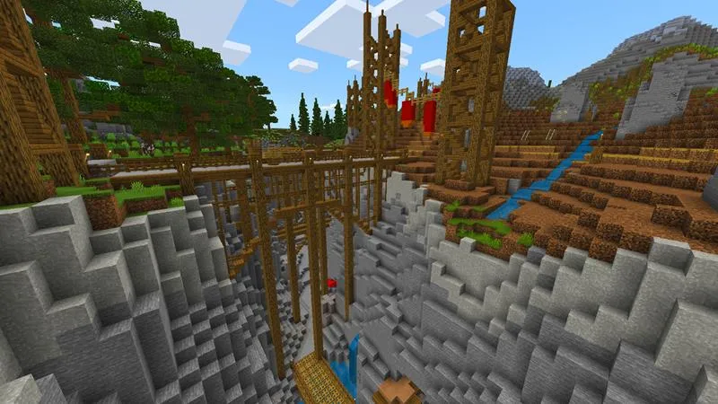 Simple Spawns Mining Village