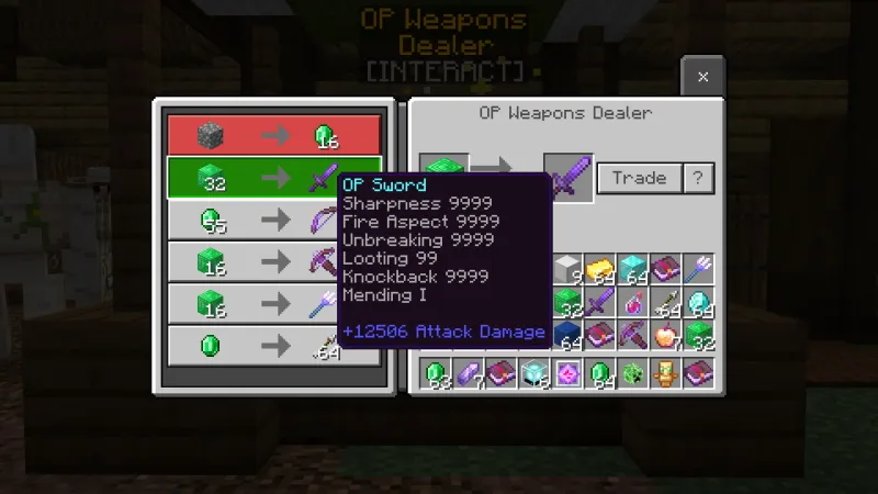 OP Iron Golem Traders