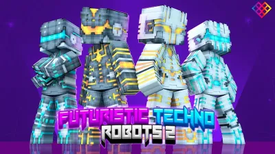 Futuristic Techno Robots 2