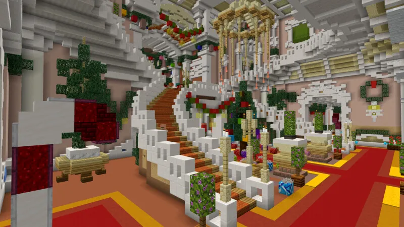 Holiday Winter Mansion