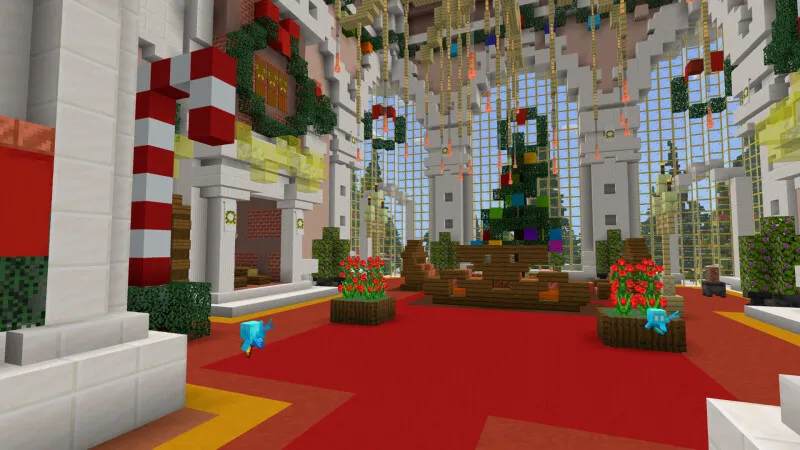 Holiday Winter Mansion