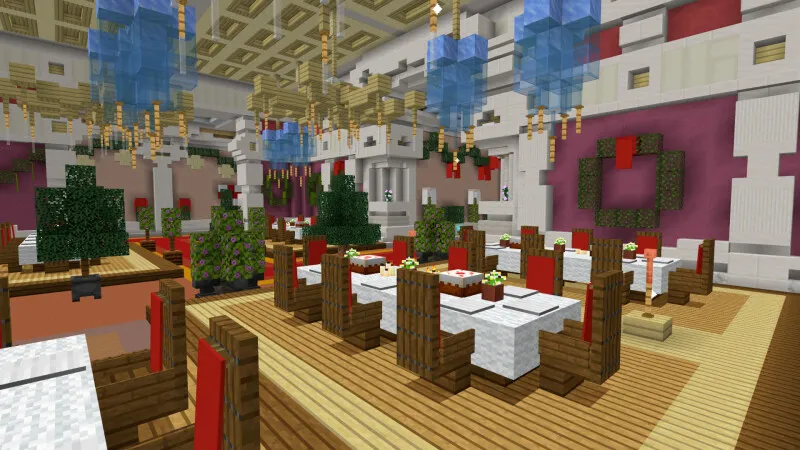 Holiday Winter Mansion