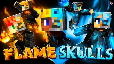 Flame Skulls