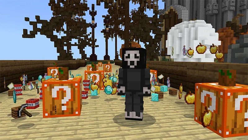 Halloween Trick or Treat Block