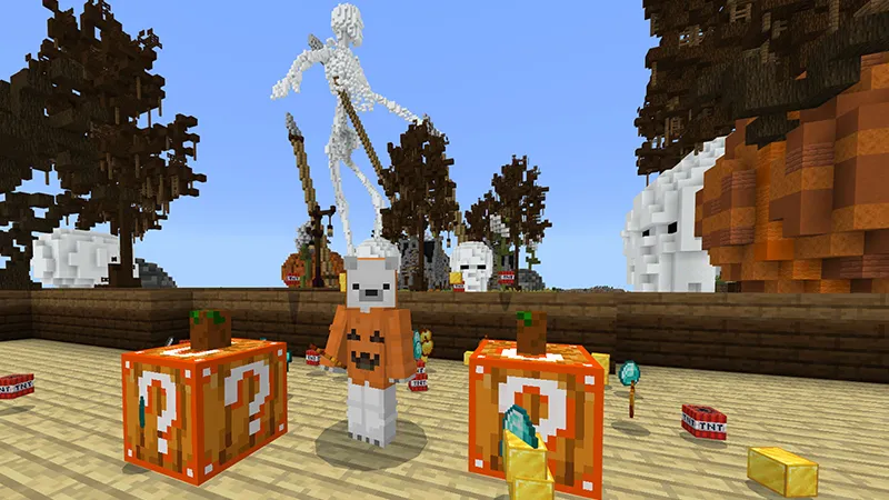 Halloween Trick or Treat Block