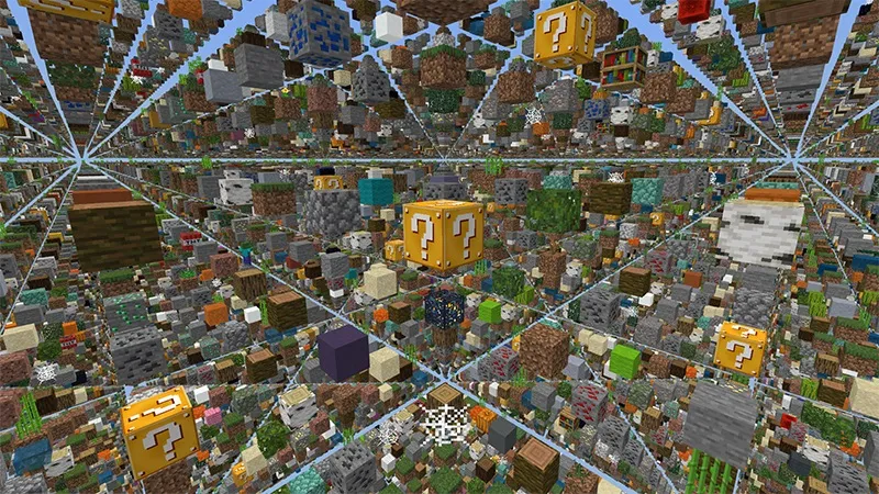 Lucky Block Sky Grid