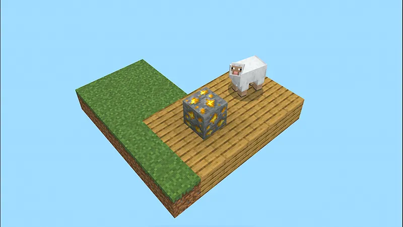 ONE BLOCK As A Mob!