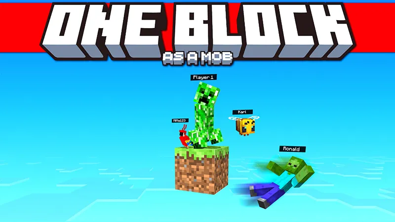 ONE BLOCK As A Mob!
