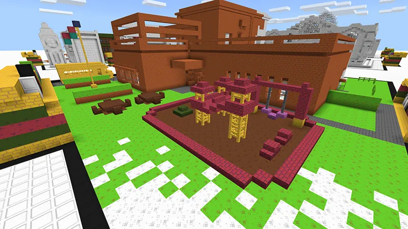 Colorful City Coloring Book