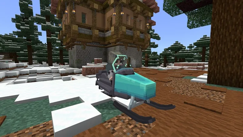 Snowmobiles!