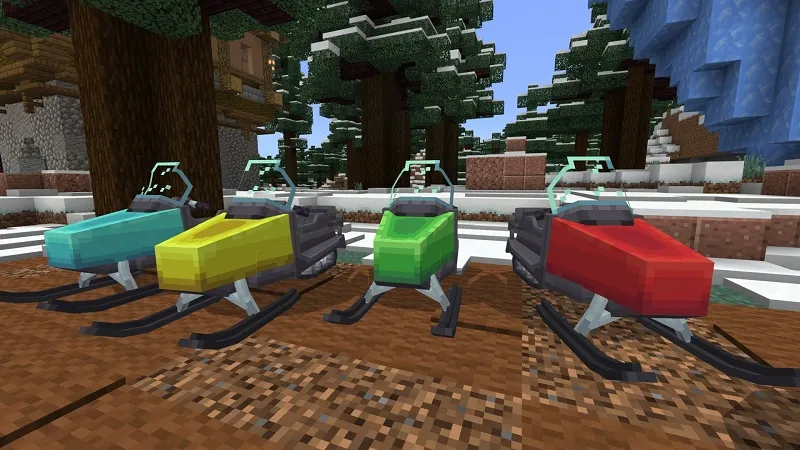 Snowmobiles!