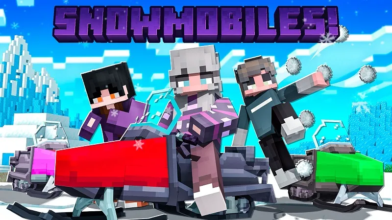 Snowmobiles!