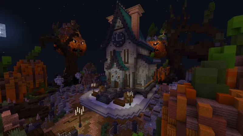 Spooky Skyblock Pumpkins